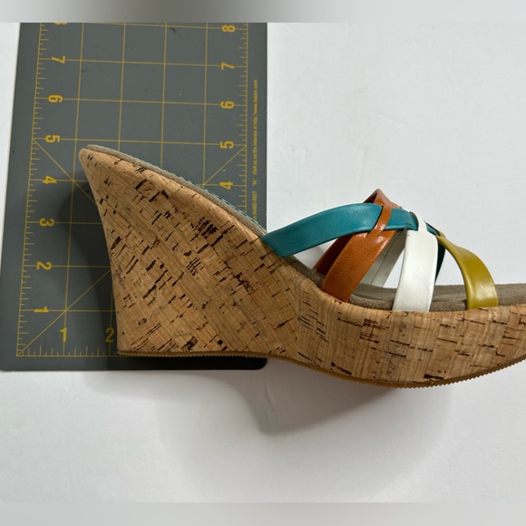 Steve Madden multi color wedge - Kalliee multi Size 7.5 - Picture 8 of 9
